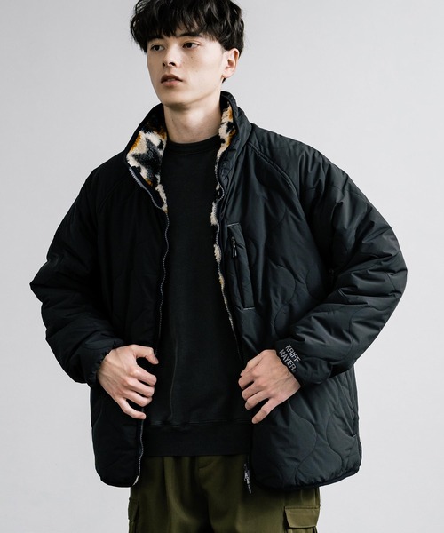 KRIFF MAYER（クリフメイヤー） ブルゾン アウター キルト×柄ボア