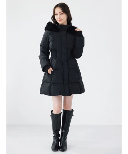 dazzlin（ダズリン） ダウンコート ダウンジャケット ウエストマーク