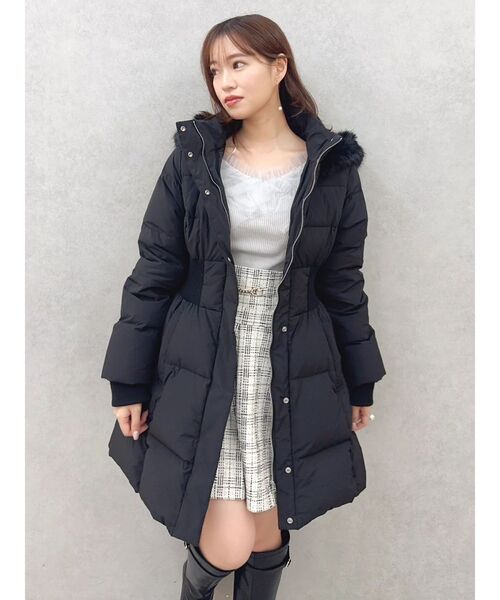 dazzlin（ダズリン） ダウンコート ダウンジャケット ウエストマーク