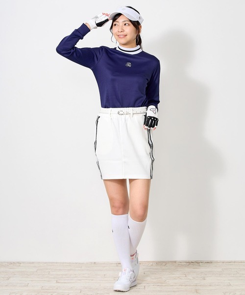 TopIsm（トップイズム） ゴルフ モックネックシャツ 長袖 ゴルフウェア