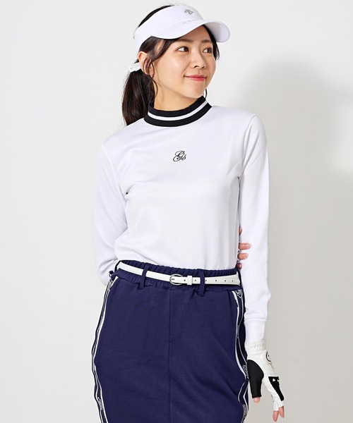 TopIsm（トップイズム） ゴルフ モックネックシャツ 長袖 ゴルフウェア