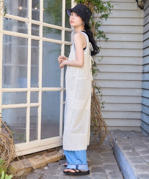 FREAK'S STORE（フリークスストア） ワンピース パッチワーククロシェ