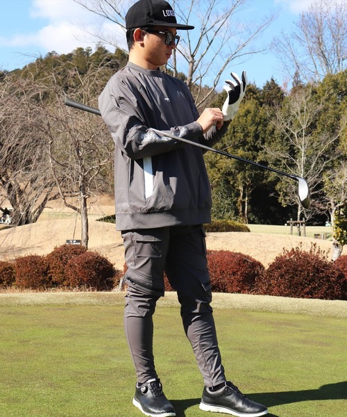 カーゴパンツ (RM)「LUXE/R GOLF」8ポケット ストレッチ クロス メンズ