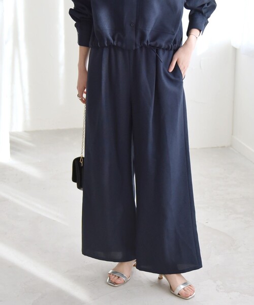 quaranciel セットアップ quaranciel:「洗濯機可能」ポケット シャツ