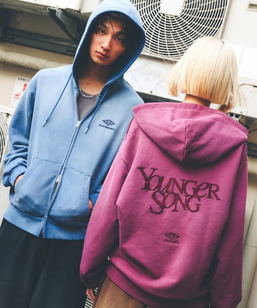 Younger Song パーカー 「ムラサキスポーツ限定」UMBRO/アンブロ