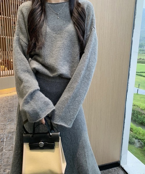 deux amour セットアップ クルーネックニットプルオーバー＋ロング