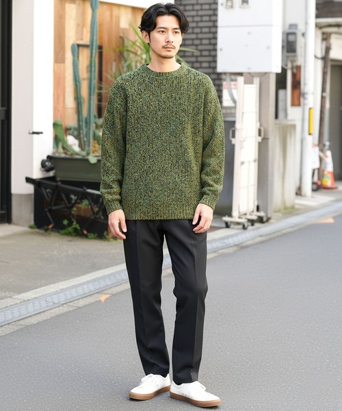 JIGGYS SHOP（ジギーズショップ） セーター ニット 畦編みクルーネック