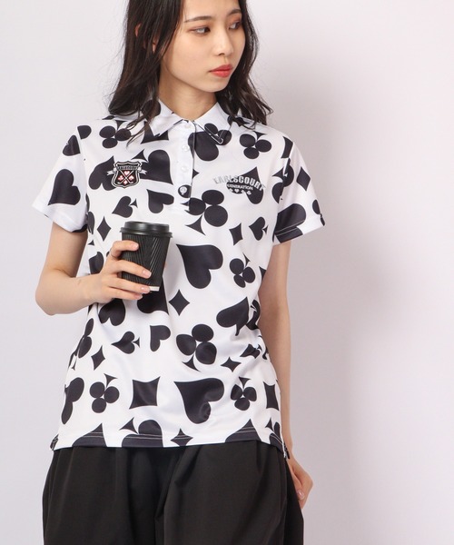 Noisy noisy セットキャップポロシャツ38 ピンクゴルフウェア