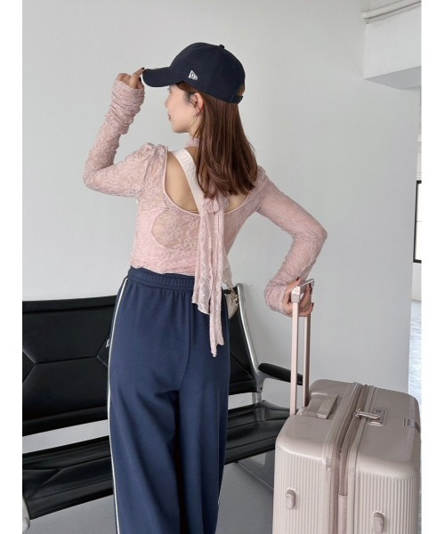 Chacott（チャコット） tシャツ 「Chacott」レースシアーTOPS