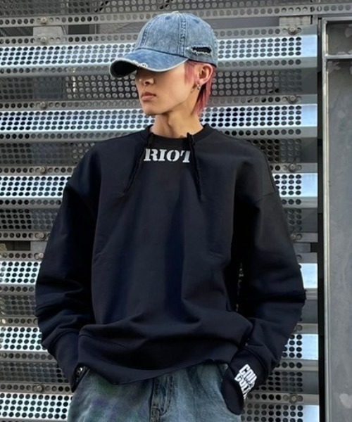 キャップ 帽子 「Never mind the XU」wash denim cap / 「ネバー