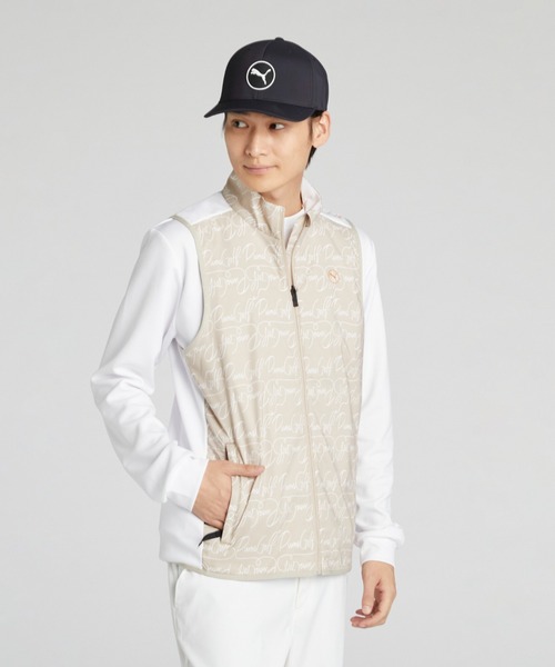 PUMA（プーマ） ダウンジャケット ダウン メンズ ゴルフ ストレッチAOP