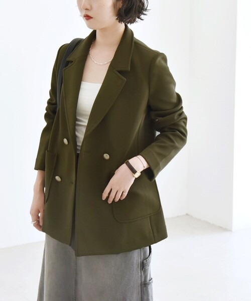 quaranciel ジャケット テーラードジャケット quaranciel:「洗濯機可能