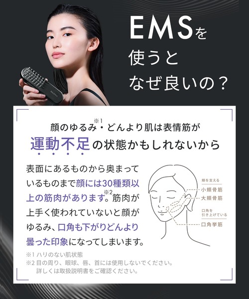 SALONIA（サロニア） EMSリフトブラシ 3Dケア ギフトBOX : ZOZOTOWN