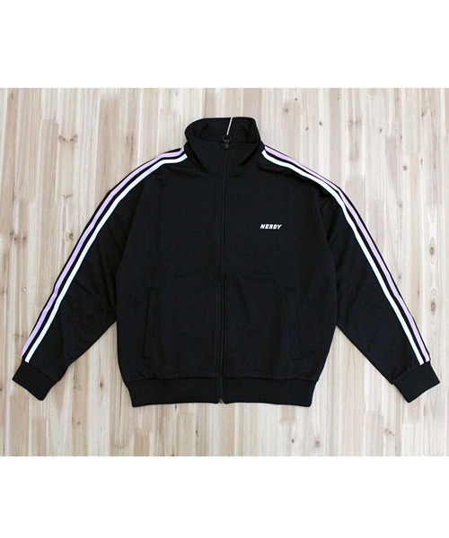 NERDY ジャージ バイカラーメンズトラックトップ NY BICOLOR MEN'S