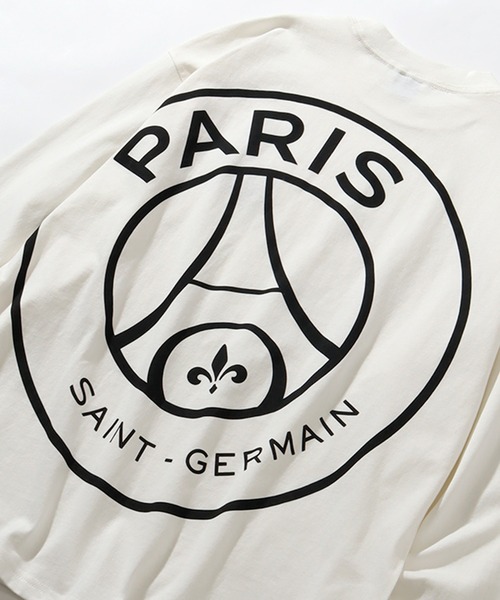 tシャツ 「Paris Saint-Germain/パリサンジェルマン」ロゴエンブレム