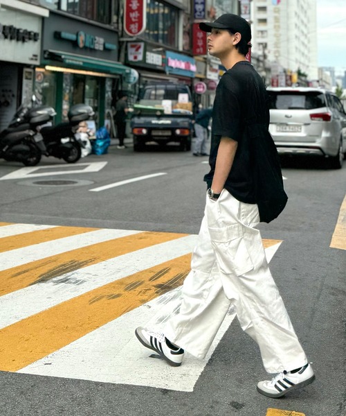 CERCA カーゴパンツ パラシュートドローコードワイドカーゴパンツ(MI