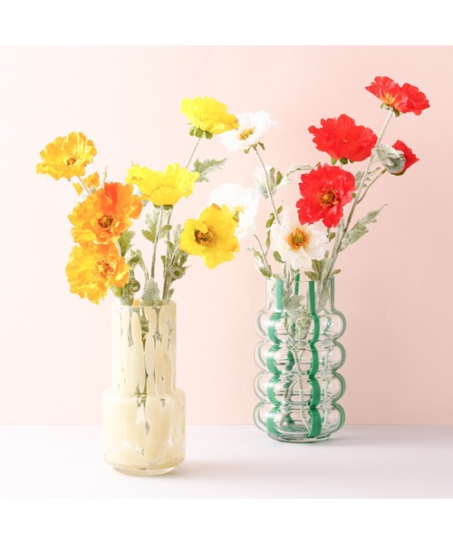 Francfranc（フランフラン） 花瓶 ドットパターンフラワーベース M