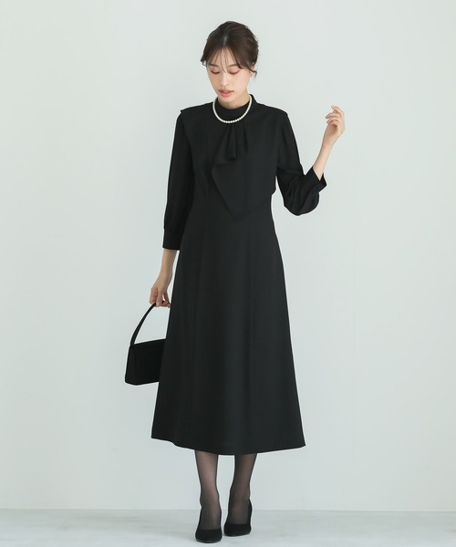 ワンピース 「洗濯機で洗える！接触冷感！2WAYストレッチ！防シワ加工