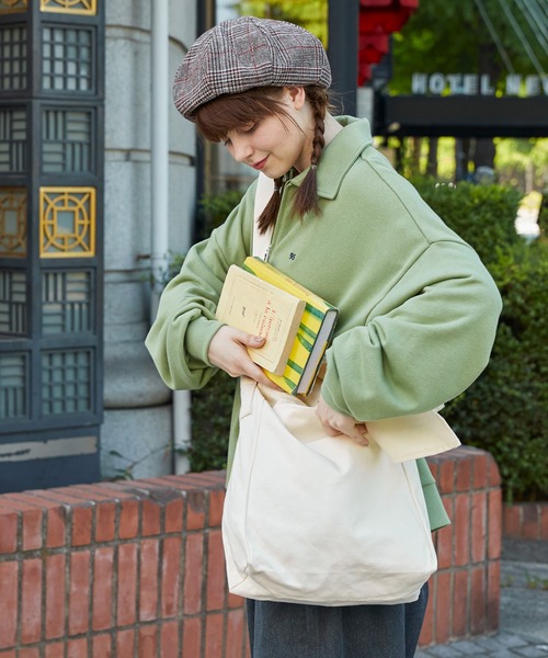 ショルダーバッグ バッグ キャンバスフラップ付きショルダーバッグ