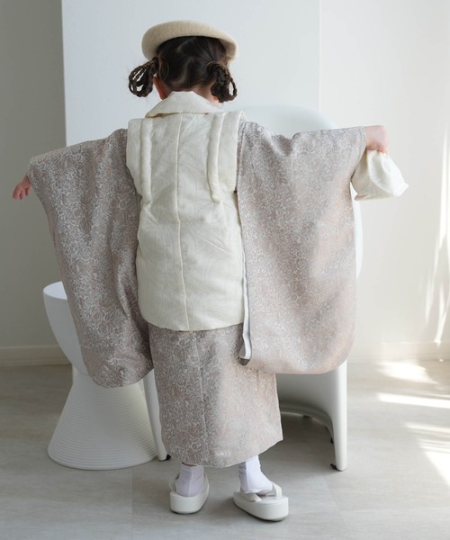 utatane 着物 七五三3歳用被布コートセット 女の子 ひよこ商店