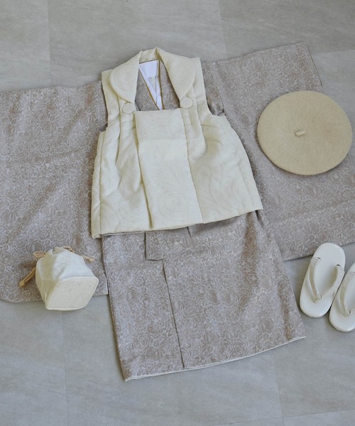 utatane 着物 七五三3歳用被布コートセット 女の子 ひよこ商店