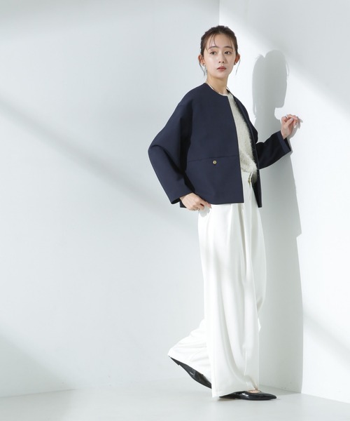 NANO universe（ナノ・ユニバース） ジャケット ノーカラージャケット