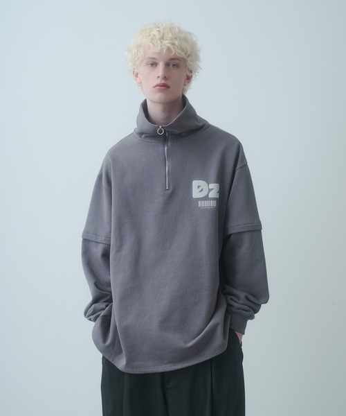 DOOPZ（ドープス） トレーナー スウェット Half zip high neck sweat