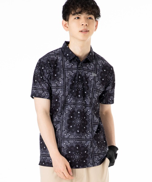 NEW ERA（ニューエラ） ポロシャツ ゴルフウェア ポロシャツ 柄 メンズ