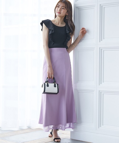 slattgir（スラットジール） スカート 高身長 裾シアーマーメイド