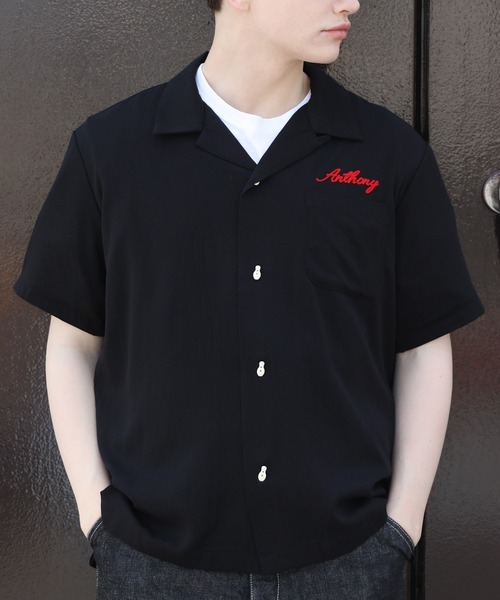 HOUSTON（ヒューストン） シャツ ボーリングシャツ(SKATE) メンズ