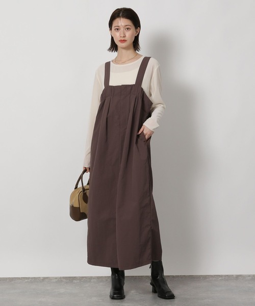 LAKOLE（ラコレ） ワンピース タック入りベルトジャンスカ / 588871