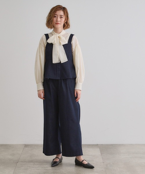 grove（グローブ） セットアップ デニムアソート麻調ビスチェセット