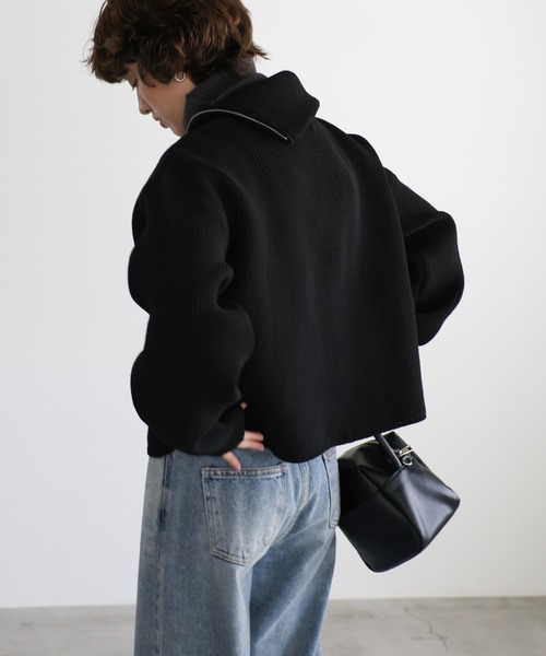 select MOCA（セレクトモカ） ニット セーター アシメジップニット