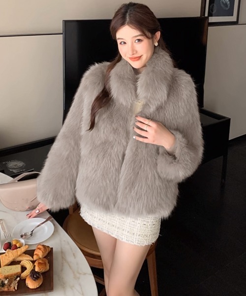 miniministore（ミニミニストア） ブルゾン アウター フェイクファー