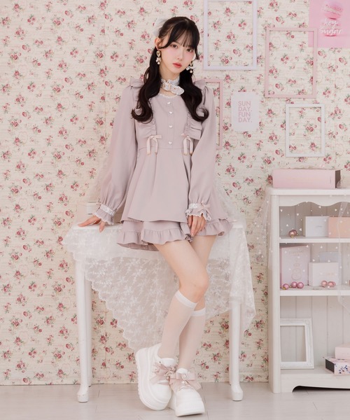 ROJITA（ロジータ） セットアップ ハートバックルチョーカー