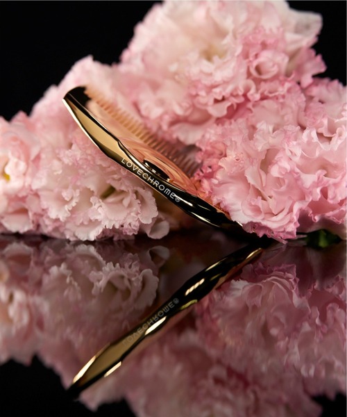 LOVECHROME（ラブクロム） ヘアブラシ (R)K24GPツキ ゴールド