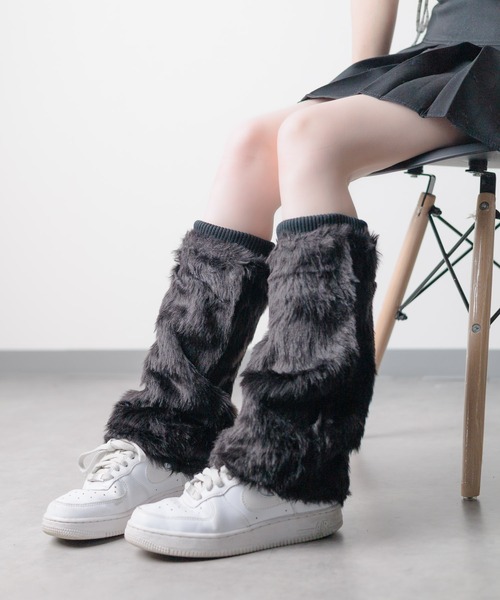レッグウォーマー 「アクリルファー」/レッグウォーマー レディース