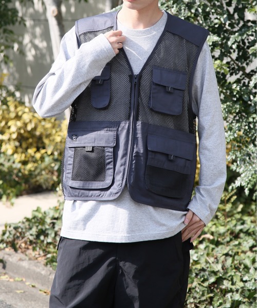 FORECAST（フォーキャスト） ベスト ジレ 「FORECAST」フィッシング