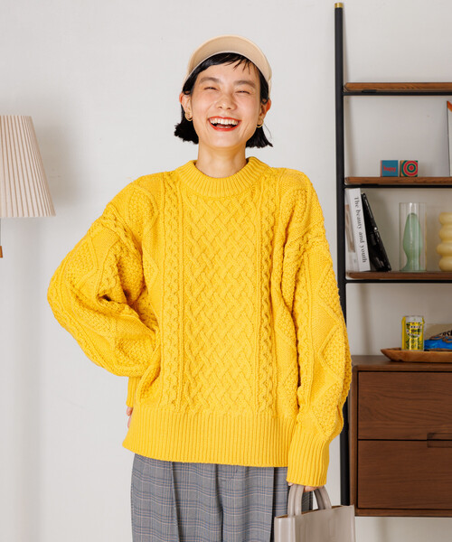 FREAK'S STORE（フリークスストア） ニット セーター ミックスケーブル