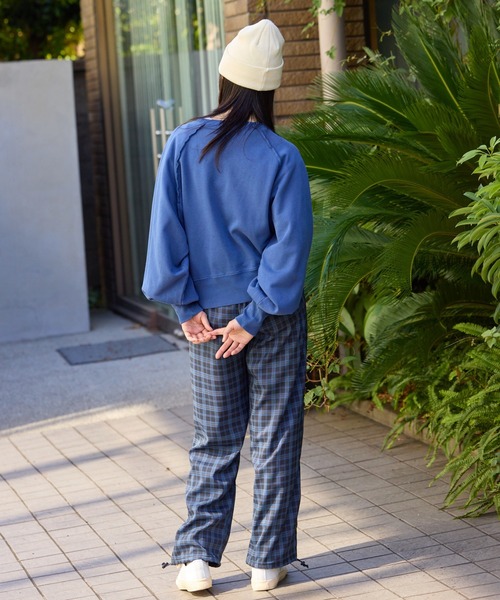 AO2 パンツ Plaid easy pants / チェック柄 イージーパンツ レディース