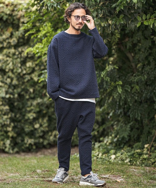 CAMBIO（カンビオ） トレーナー スウェット msw1535-Japanese Fabric