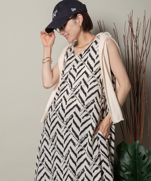 MHBG TOKYO」 「piacere」ノースリーブワンピース FREE ブラック