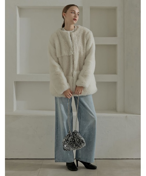 MEISM（ミズム） ジャケット ノーカラージャケット レディース