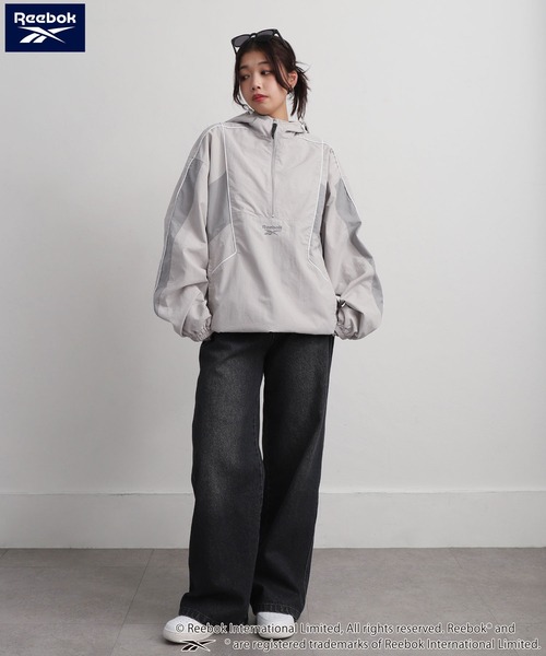 Reebok（リーボック） ブルゾン ジャンバー パイピング ライン入り