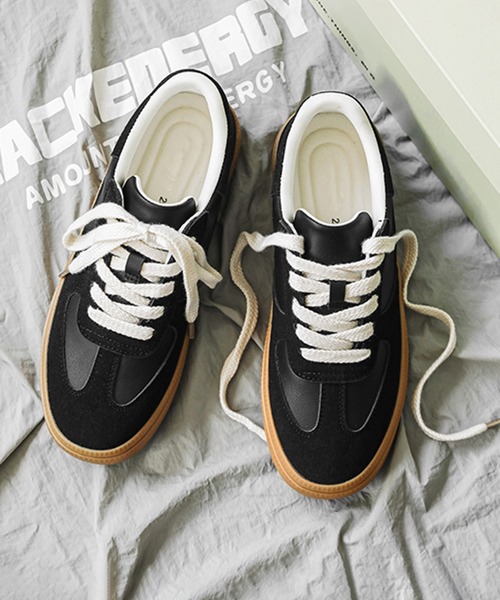 BENDER TOKYO スニーカー ジャーマントレーナータイプ レースアップ