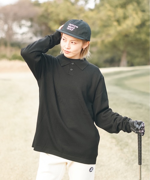 Fortune Island GOLF ポロシャツ 「Fortune Island Golf」L/S Wool