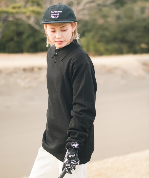Fortune Island GOLF ポロシャツ 「Fortune Island Golf」L/S Wool