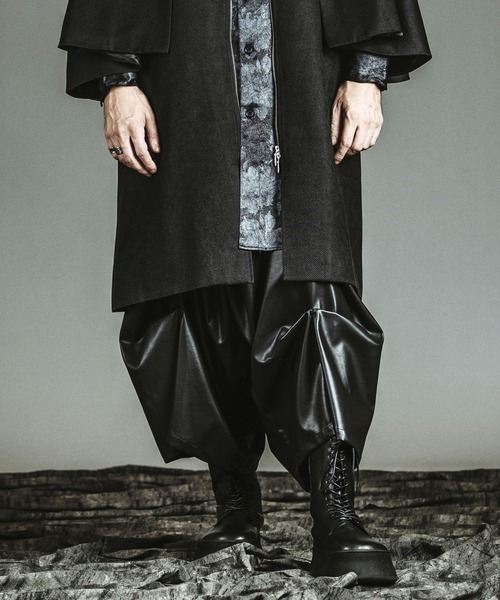 NO ID.（ノーアイディー） スラックス 「NO ID.」Synthetic Leather