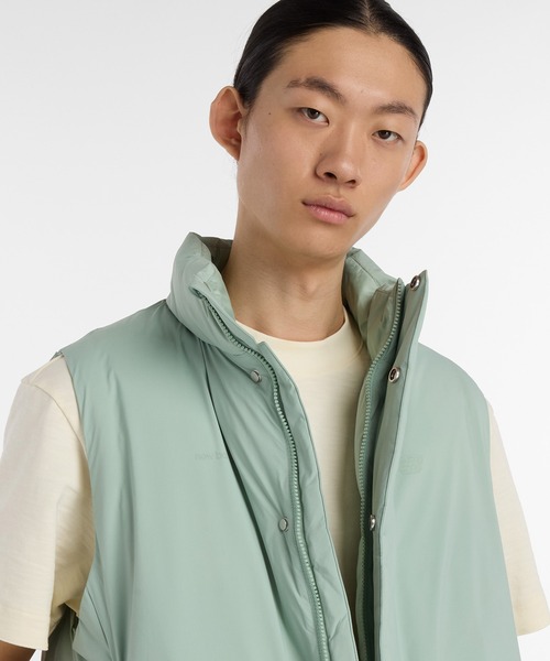 New Balance（ニューバランス） ダウンベスト ベスト NB GREY ダウン