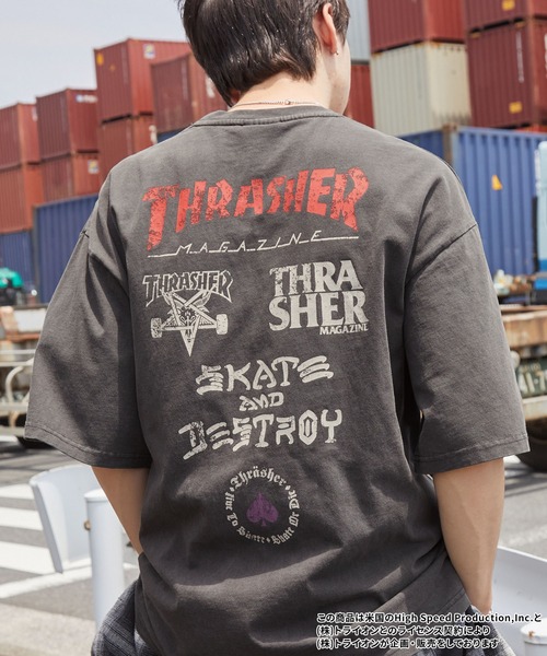 THRASHER（スラッシャー） tシャツ 別注 ヴィンテージライク